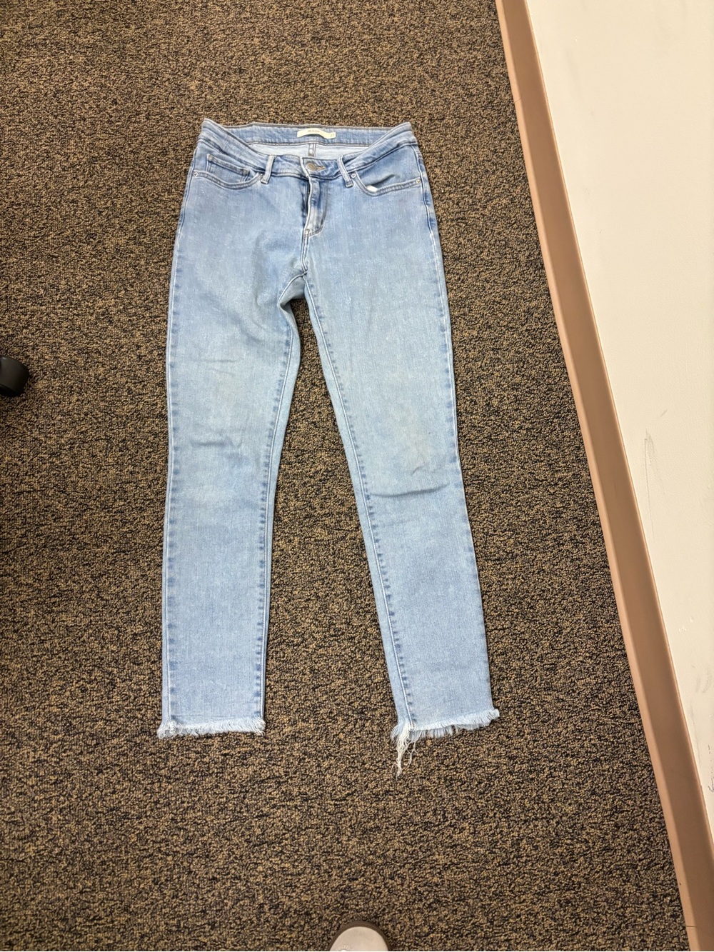 Light Blue Women's High-Rise Skinny Jeans